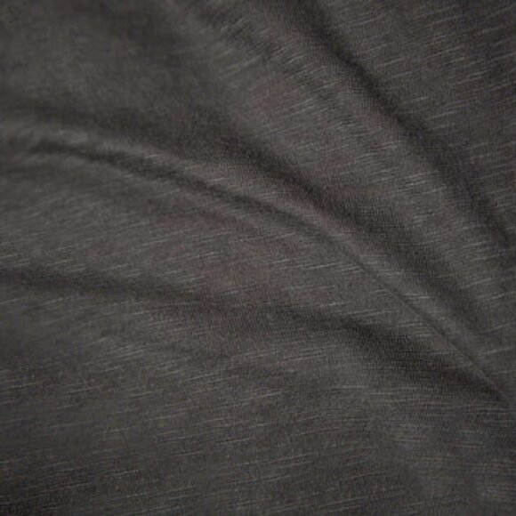 James Perse Sheer Slub Side Panel Shirt In Carbon, 1/Small - Picture 4 of 10